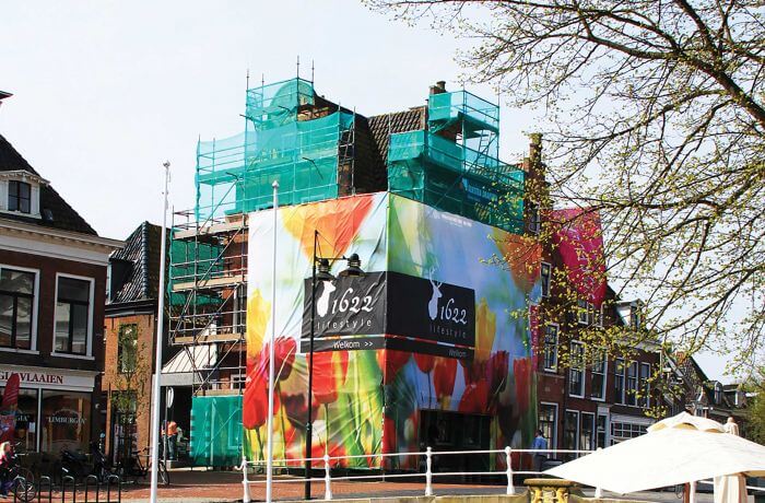 Steigerbanners; bijzonder handige reclamemiddelen.