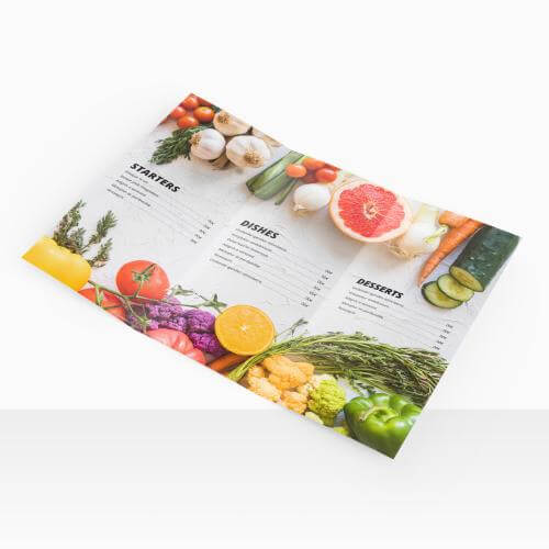 Print je eigen Horeca menu kaarten via Studio Ruigch in Eersel